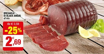 Iperal Bresaola Di Black Angus offerta