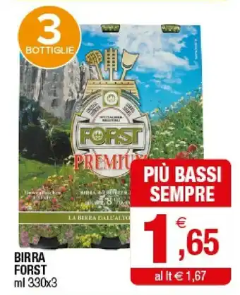 Iperal Forst Birra offerta