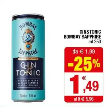 Bombay saphire Gin & Tonic