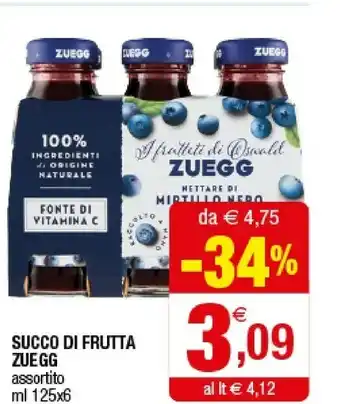 Iperal Zuegg Succo Di Frutta offerta