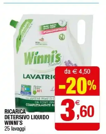 Iperal Winni's Ricarica Detersivo Liquido offerta