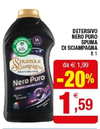 Iperal Spuma Di Sciampagna Detersivo Nero Puro offerta