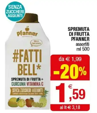 Iperal Pfanner Spremuta Di Frutta offerta