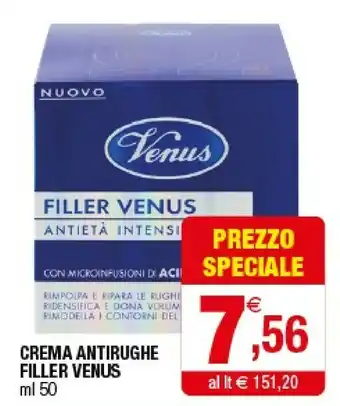 Venus Crema Antirughe Filler