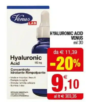 Iperal Venus Hyaluronic Acid offerta