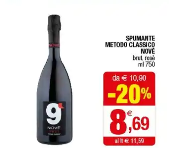 Iperal Nove Spumante Metodo Classico offerta