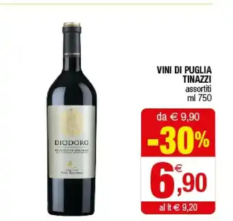 Iperal Tinazzi Vini Di Puglia offerta