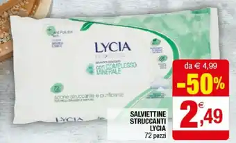 Iperal Lycia Salviettine Struccanti offerta