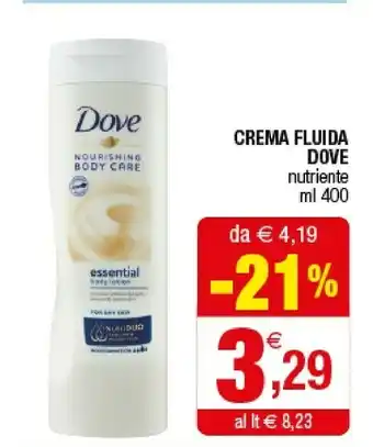 Iperal Dove Crema Fluida offerta