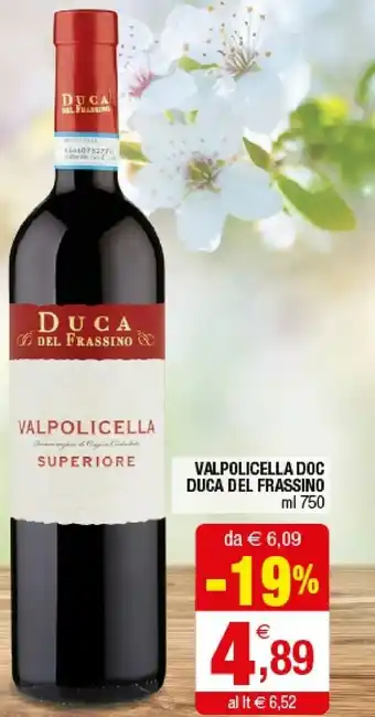Iperal Duca Del Frassino Valpolicella Doc offerta