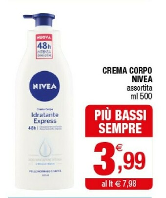 Iperal Nivea Crema Corpo offerta