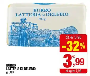 Iperal Latteria di delebio Burro offerta