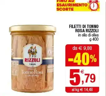 Iperal Rizzoli Filetti Di Tonno Rosa offerta