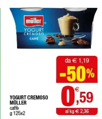 Iperal Muller Müller - Yogurt Cremoso Caffè offerta