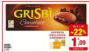 Iperal Matilde Vicenzi Grisbì Milk Wafer offerta