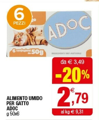 Adoc Alimento Umido Per Gatto