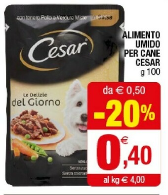Cesar Alimento Umido Per Cane