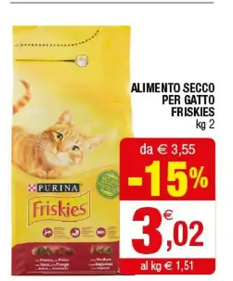 Iperal Purina Alimento Secco Per Gatto Friskies offerta