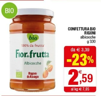 Iperal Rigoni Di Asiago Fior Di Frutta Albicocche 330 G(ml) offerta