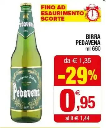 Iperal Pedavena Birra offerta