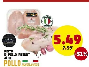 PENNY Petto Di Pollo Intero offerta