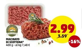 PENNY Macinato Di Scottona offerta