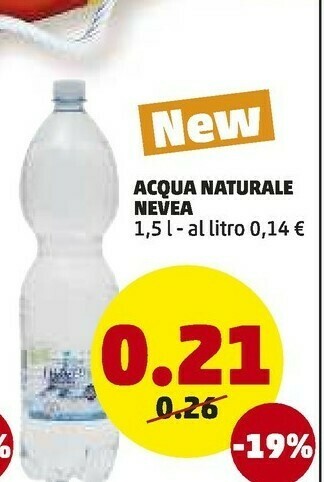 PENNY Blues - Acqua Minerale Naturale Effervescente Naturale offerta