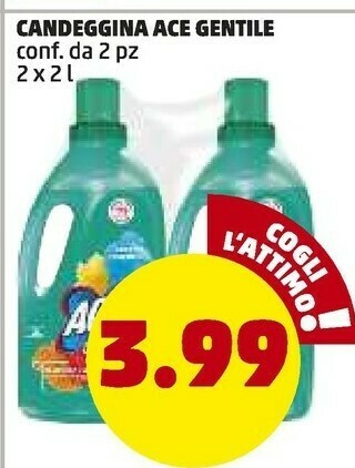 PENNY Ace Candeggina Gentile offerta