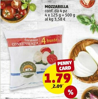 PENNY Sapor di Cascina Mozzarella La Latteria 500 G(ml) offerta