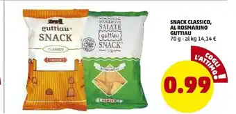PENNY Guttiau Snack Classico, Al Rosmarino offerta