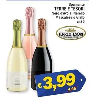 Ard Discount Terre e tesori spumante nero d'avola offerta