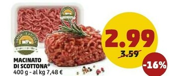 PENNY Penny Macinato Di Scottona offerta