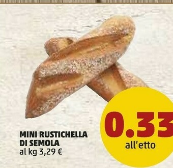 PENNY Penny Mini Rustichella Di Semola offerta