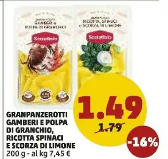 PENNY Granpanzerotti Gramberi E Polpa Di Granchio offerta