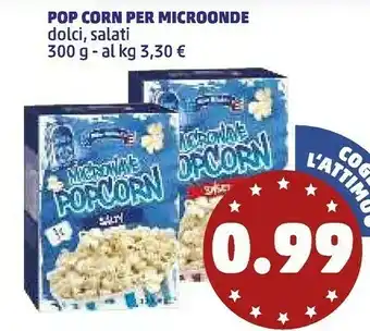 Pop Corn Per Microonde Dolce