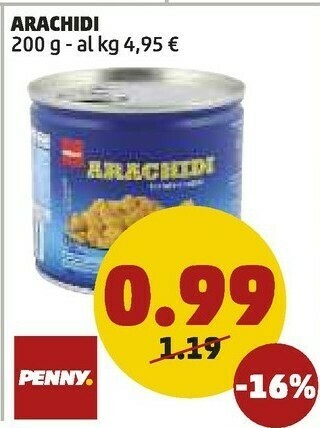 PENNY Arachidi offerta