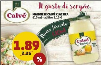 PENNY Calvè Maionese Classica offerta