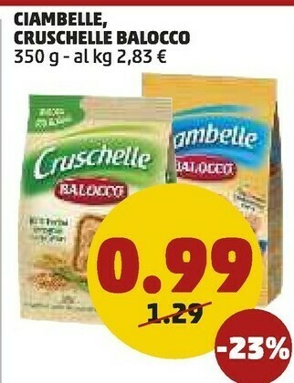 PENNY Balocco Ciambelle 350 G(ml) offerta