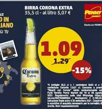 PENNY Corona Extra Corona - 355 G(ml) offerta