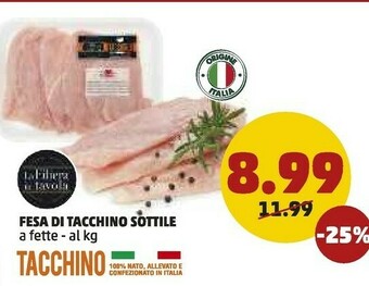 PENNY Fesa Di Tacchino Sottile offerta