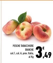 Pesche tabacchiere bianche