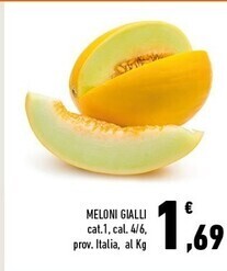 Conad Margherita Meloni gialli offerta