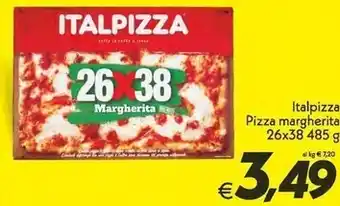 Italpizza pizza margherita 26x38