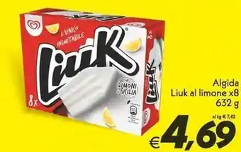 Algida liuk al limone x8
