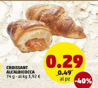 PENNY Penny Croissant All'albicocca offerta