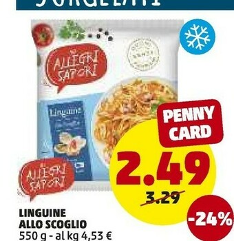 PENNY Gli allegri sapori Linguine Allo Scoglio 550g offerta