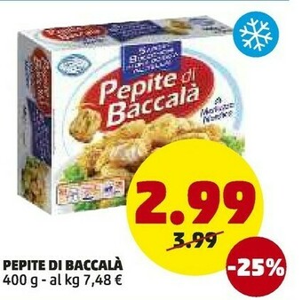 PENNY Pepite Di Baccala 400g offerta