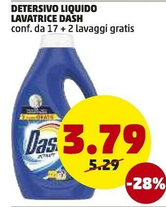 Dash Detersivo Liquido Lavatrice