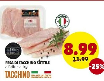 PENNY Fesa Di Tacchino Sottile offerta