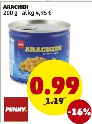 PENNY Arachidi offerta